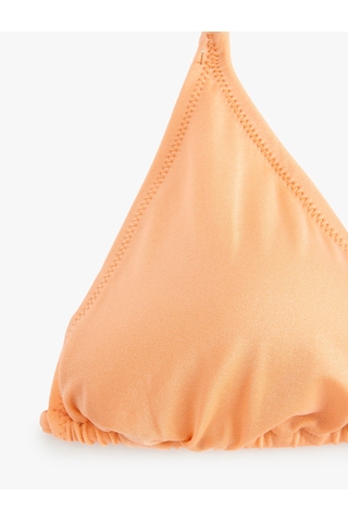 Koton Astarlı Pedli Üçgen Bikini Üstü Turuncu 5sak10049mm Turuncu