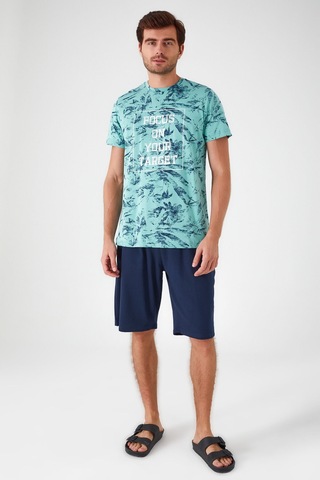 Arnetta Your Target Yeşil Erkek Bermuda Takım