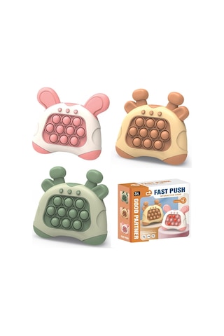 Mini Oyun Konsollarınu Hızla İtin Rodent Pioneer Köstebek Vurma Oyuncak Yapboz Dekompresyon İngilizce Versiyon Yeşil