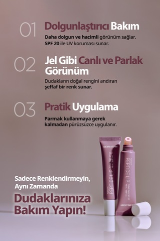 Dermatory Hyaluron Peptide Lip Tinted Balm Spf20