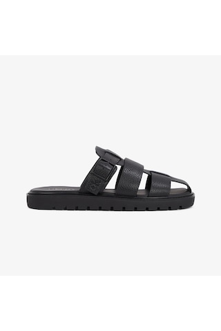 Calvin Klein Molded Erkek Siyah Sandalet-düz-ym0ym01220
