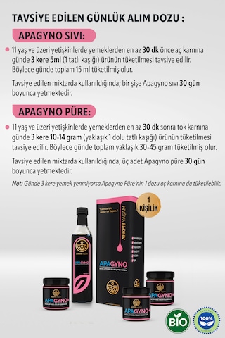 Apayrı Yaşam Bitkisel Apagyno Kadınlara Özel Bio Kür Seti