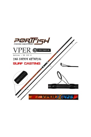 Portfish Vper 425 Cm 3 Parça Surf Kamış