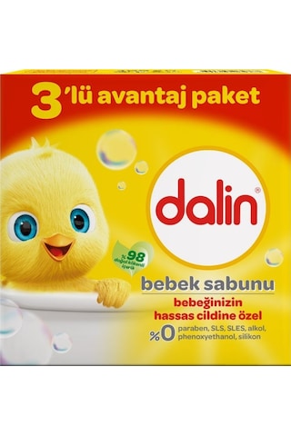 Dalin Bebek Sabunu 100gr 15 Li Set Hassas Ciltler İçin
