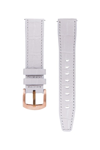 Fro Lw38-43 20 Mm Hakiki Deri Kroko Krem Kordon Gold Toka