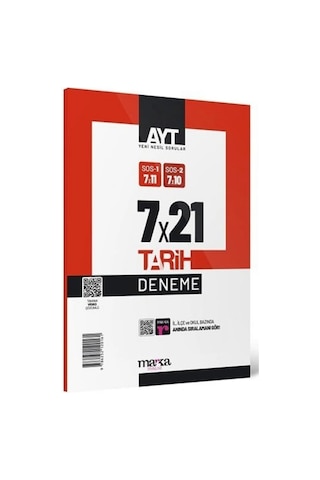 2026 AYT Tarih 7x21 Deneme - Marka Yayınları 2026 AYT Tarih 7x21 Deneme - Marka Yayınları
