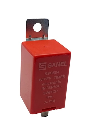 SANEL 12V SİLECEK ZAMAN RÖLESİ 4 UÇLU