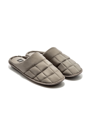 Twigy Adam Erkek Ev Terliği Füme 41/46 CC0403 Füme