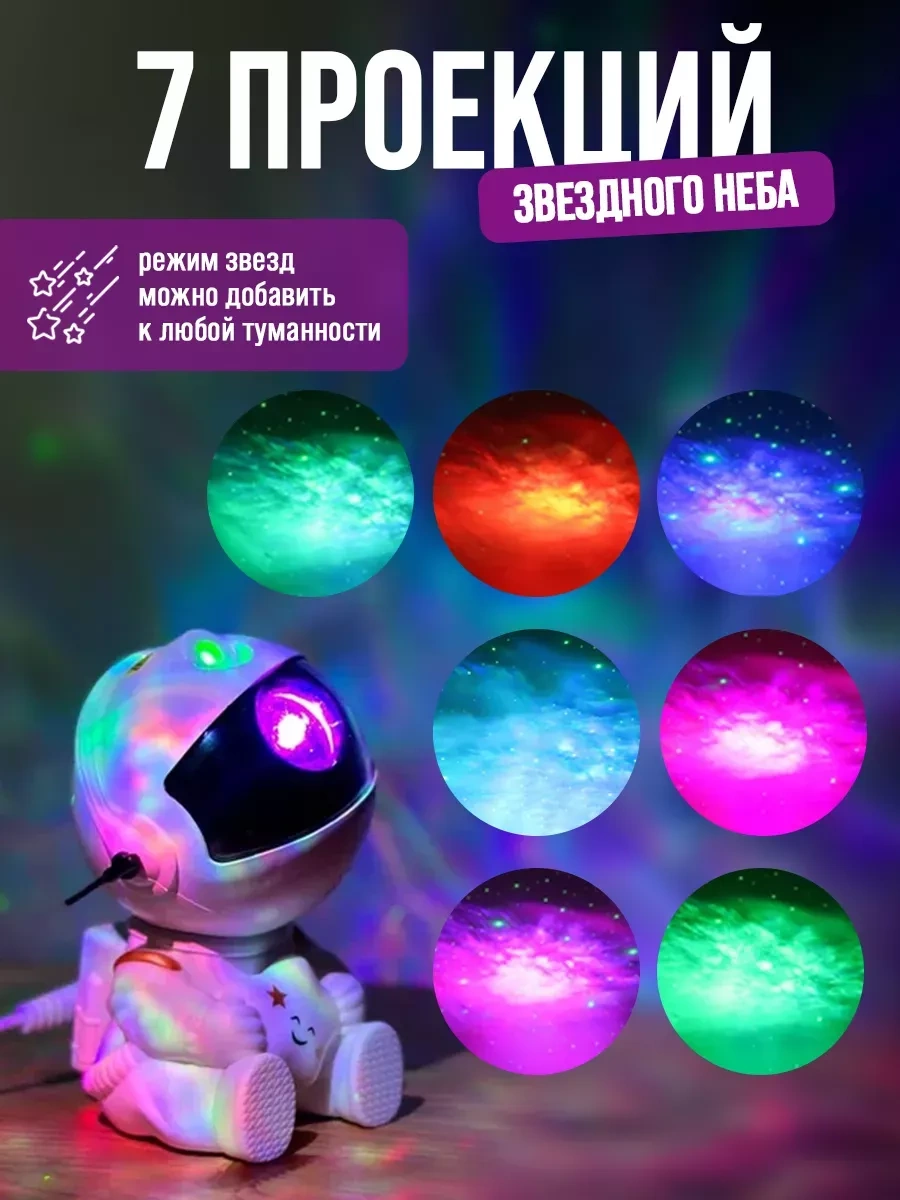 Evdakoff Uzay Yolcu Yıldızlı Gece Yıldız Gece Lambası 206723631 Diğer