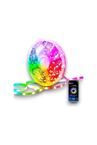 10 Metre Şerit Led Çok Renkli