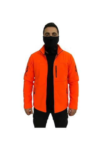 Mysia Outdoor Turuncu Taktik Polar Mont Avcı 7 Cep Çok Renkli