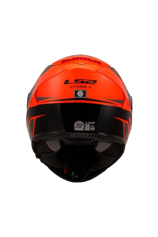 Ls2 Storm 2 Fıst Mat Turuncu-siyah Kask Mat Turuncu