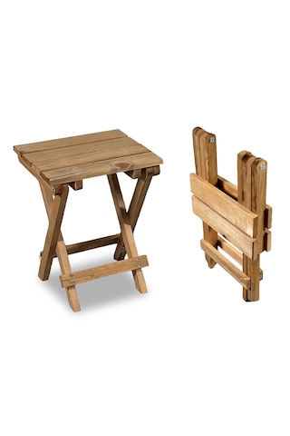 Ahşap Tabure Katlanır Tabure 2046