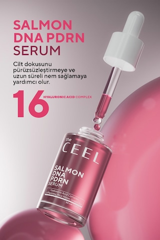 The Ceel Somon DNA PDRN Yüz Serumu – Pirinç Suyu, Hyaluronik Asit ve Peptit Kompleks 30 ML