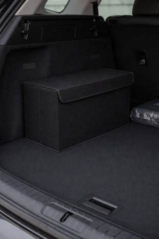 Serstil Oto Bagaj Organizer Kapaklı Düzenleyici Çanta Cırtlı, Katlanabilir Araç Bagaj Kutusu 50x25x15 Cm