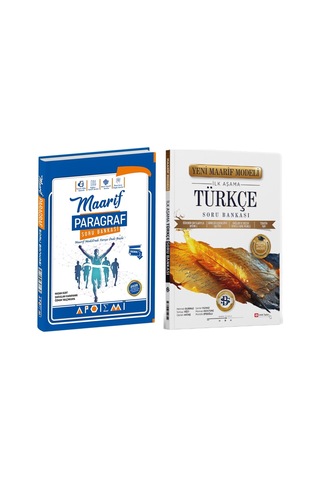 Apotemi Maarif Paragraf Soru Bankası Ve Bilgi Sarmal Türkçe İlk Aşama Soru Bankası Set 2 Kitap