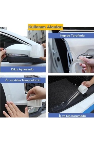 Büro Ev Ofis Arabası İçin Şeffaf Sızdırmaz Çizilmeye Dayanıklı Oto Darbe Koruyucu Bant