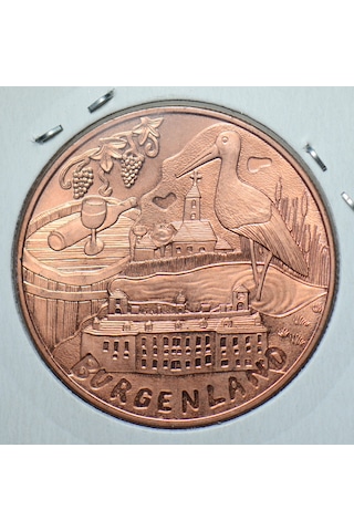 Avusturya 10 Euro 2015 Hatıra-burgenland. Saf Bakır. Kapamada Çil.