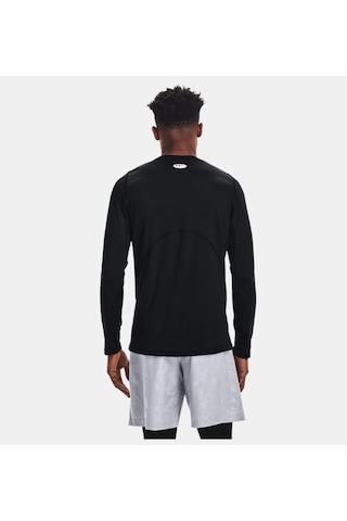 Under Armour Coldgear Armour Fitted Bisiklet Yaka Erkek T-shirt 1366068-001 Siyah