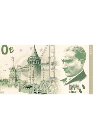 0 Sıfır Lira - Galata Kulesi Hatıra Sıfır Lira