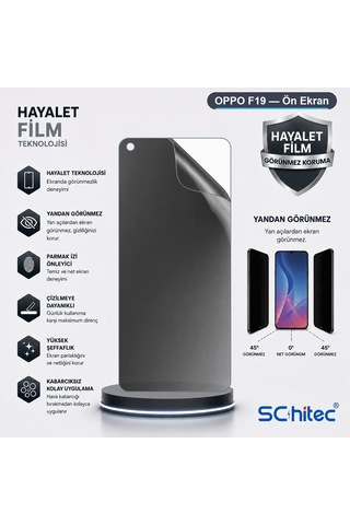 Oppo F19 Uyumlu Ön Yüzey Hayalet Privacy Hidrojel Ekran Koruyucu 39153052