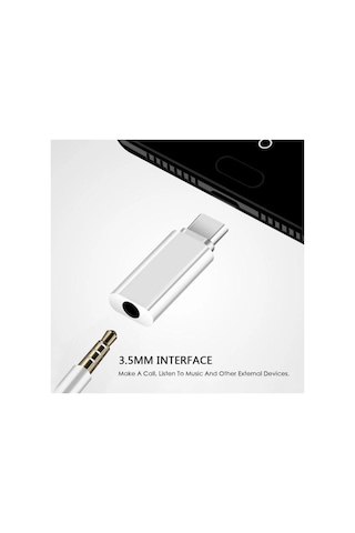 Dji Ozmo Pocket Telefon Uyumlu 3.5mm To Type C Mikrofon Adaptörü