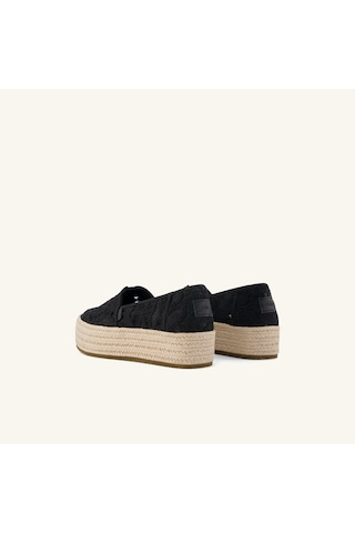 10023046 Black Espadril Kadın 10023045 1002304 Toms Valencıa Floral Crochet