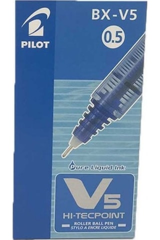 V5 Hi-tecpoint Mavi 12li Kutu Bx-v5-l-e Mavi