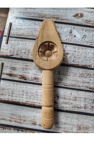 Mini Kömbe Kalıbı 1 Adet Açık Renk Ahşap