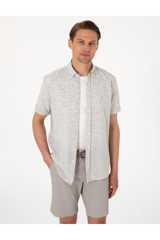 Pierre Cardin Erkek Haki Gömlek Kısa Kollu 50307067-vr027 Haki