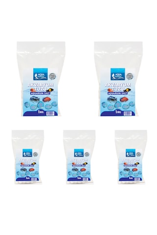 Akvaryum Tuzu 1 Kg, 5 Adet Fırsat Ürünü