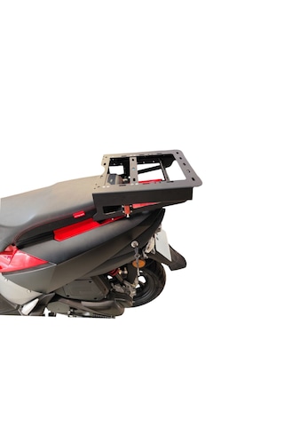 Tvs Ntorq 125 Kurye Çanta Demiri Tekerli Kayar Sistem Mat Siyah