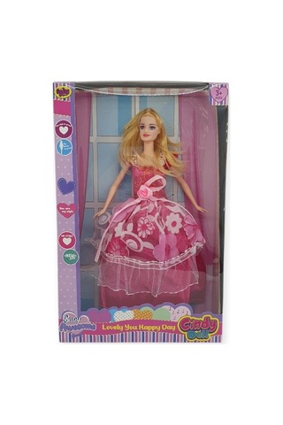 Büyüleyici Parti Bebeği Anlily - 02258 - Pembe Lisinya