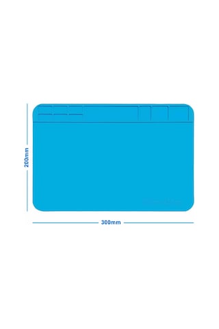 200mmx300mm Silikon Lehimleme Matı Telefon Laptop Saat Onarım Tamir Antistatik Isıya Dayanıkl Yanmaz