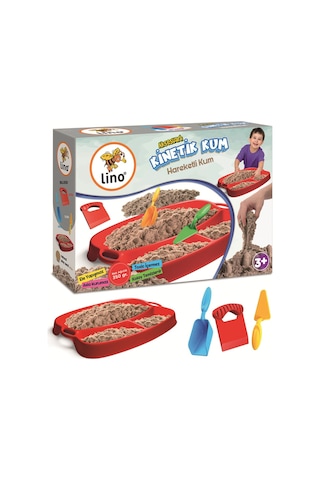 Lino Kinetik Kum Seti 350 Gr Kum+tepsi+kürek+mala+kesici