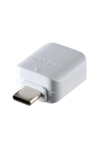 Samsung Uyumlu Type-C To Usb Otg Çevirici Dönüştürücü Adaptör Beyaz