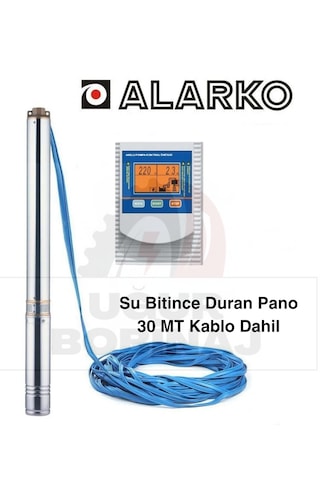4" 3 Hp 24 Kademe Dalgıç Pompa 30 Mt Kablo Ve Su Bitince Duran Pa 4" 3 Hp 24 Kademe Dalgıç Pompa 30 Mt Kablo Ve Su Bitince Duran Pa