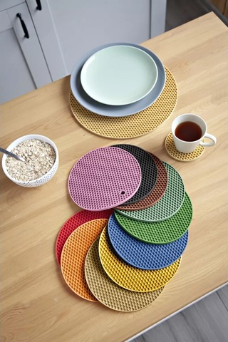 Arrıchi Sıcak Yemekler İçin Mutfak Silikon Standı 106080395 Açık Gri