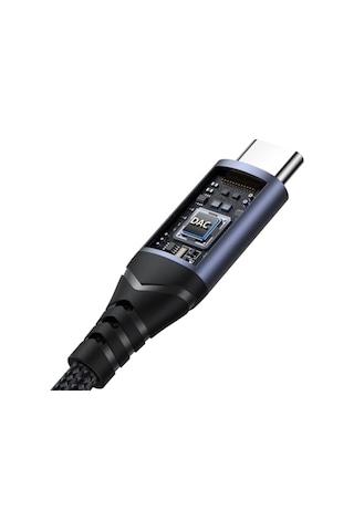 Sy-c03 Audio-transfer Serisi 2'si 1 Arada Ses Adaptörü Siyah