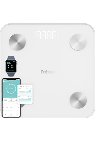 Fabcio Fitsmart Bloetooth Yağ Ölçer Akıllı Baskül