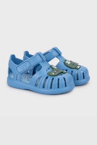 Igor Tobby Croco Çocuk Timsah Desenli Sandalet - Mavi S10371-363