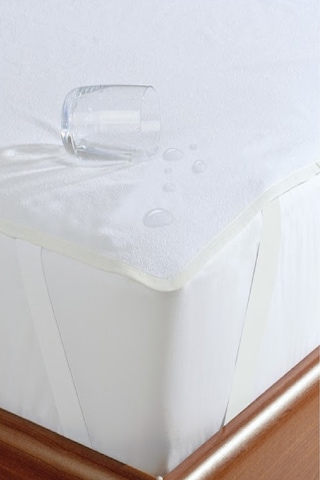 Mycey Sıvı Geçirmez 70x140 Cm Bebek Alezi Pamuklu Köşe Lastikli Beyaz