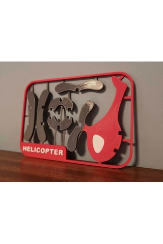 Meydora 3d Helikopter Yapboz Montaj Ve İnşa Oyuncağı Eğitici Stem Oyuncak
