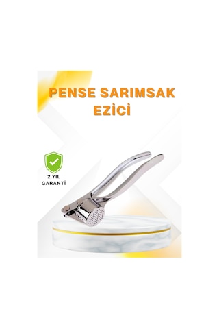 Metal Sarımsak Ezici Ergonomik Tutma Ve Güçlü Presleme Altın