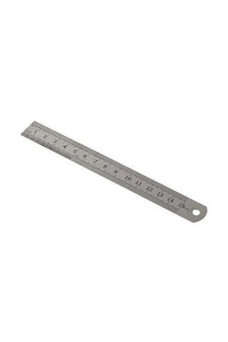 Paslanmaz Çelik Cetvel 60 Cm Gri