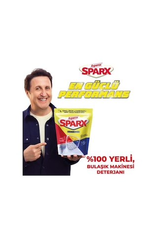 Asperox Sparx Bulaşık Makinesi Deterjanı 2 x 30 Tablet