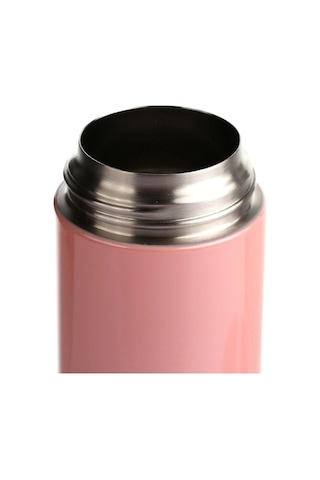 Baby Plus Çelik Termoslu Matara 350 Ml Pembe