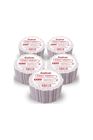 Kafem Dantel Kağıt 9 cm 500 Lü x 5 Paket