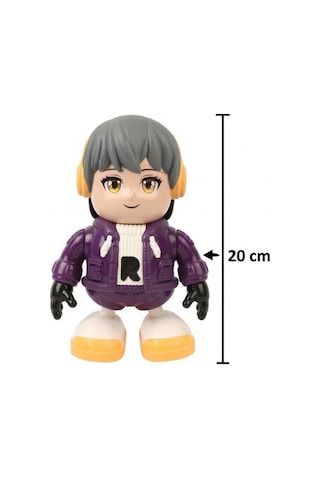 Dans Eden Robot Işıklı Ve Sesli Sallanan Bedenli Dj Eğitici Eğlenceli 20 Cm Çocuk Oyuncağı