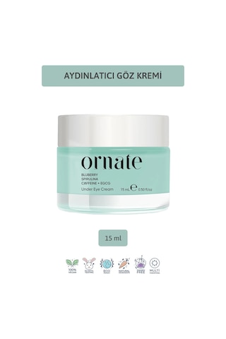 Ornate Aydınlatıcı Göz Kremi 15 ML